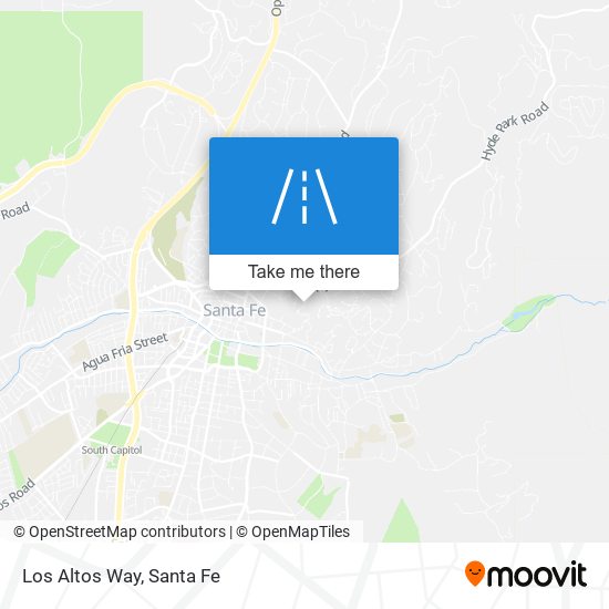 Los Altos Way map