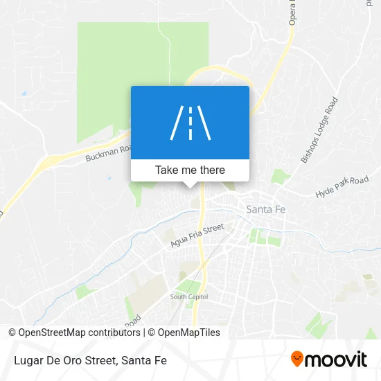 Mapa de Lugar De Oro Street