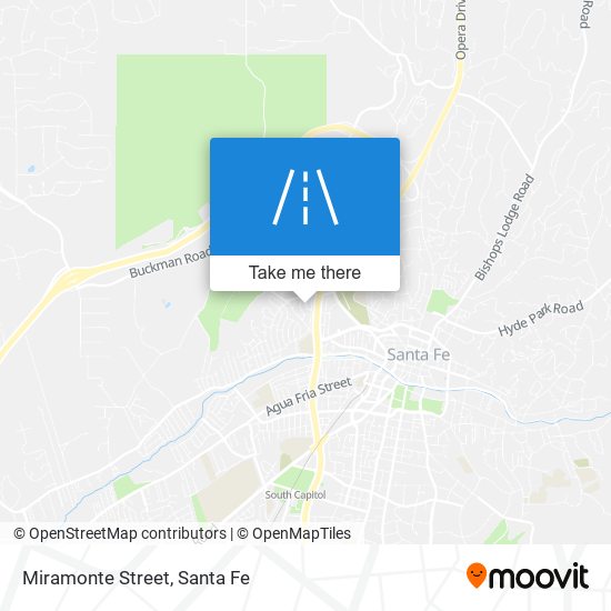 Miramonte Street map