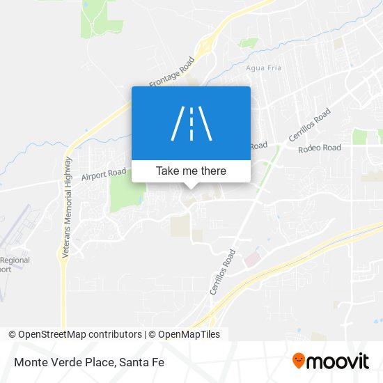 Monte Verde Place map