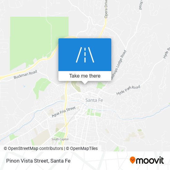Pinon Vista Street map