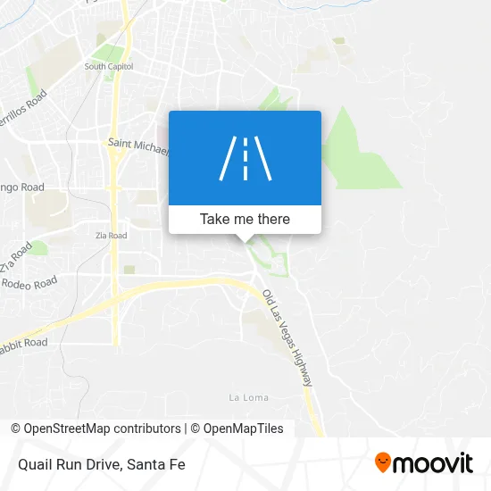 Quail Run Drive map