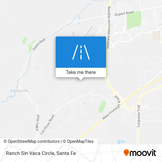 Ranch Sin Vaca Circle map