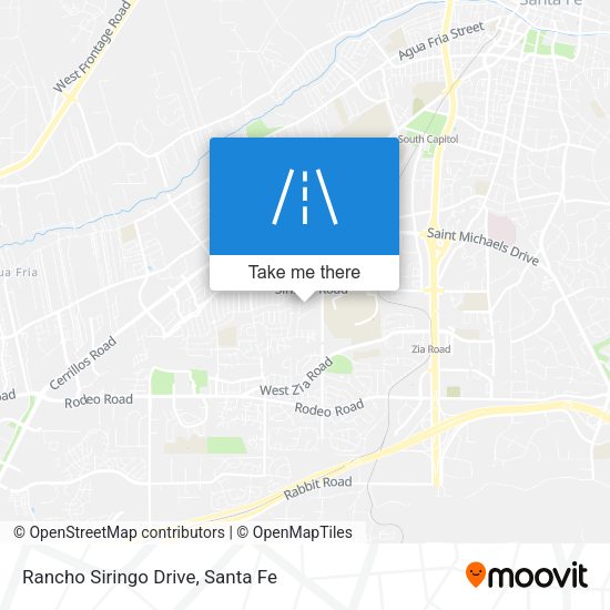 Mapa de Rancho Siringo Drive