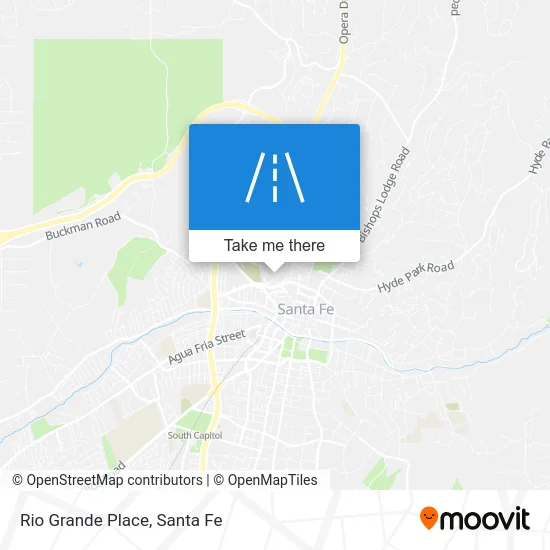 Rio Grande Place map