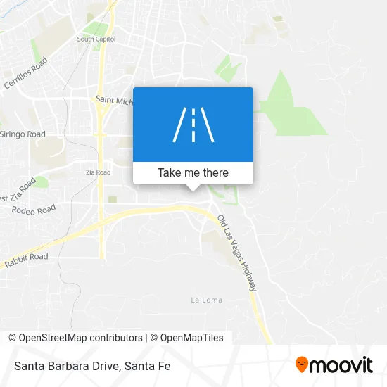 Santa Barbara Drive map