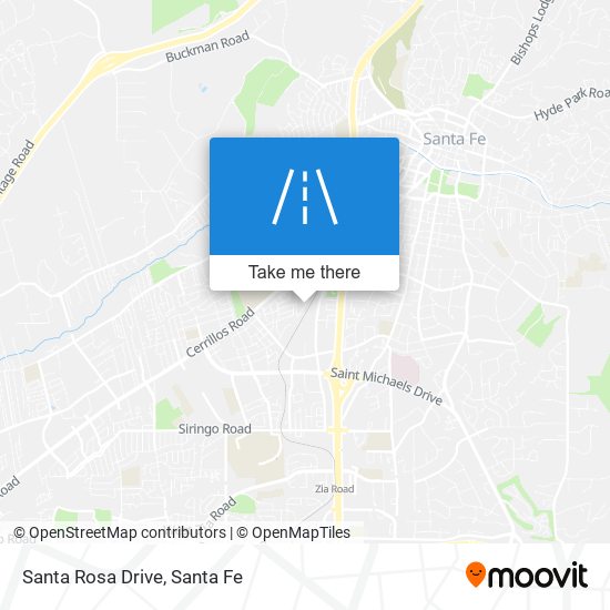 Santa Rosa Drive map