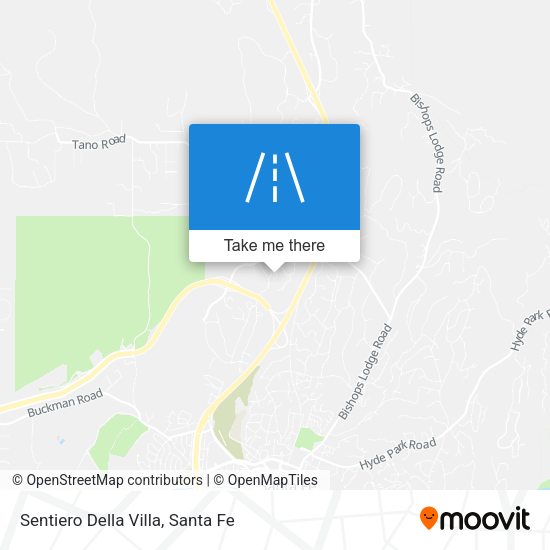 Mapa de Sentiero Della Villa
