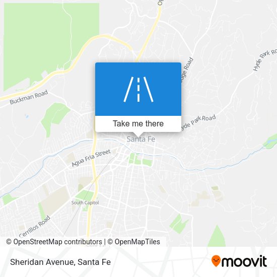 Mapa de Sheridan Avenue