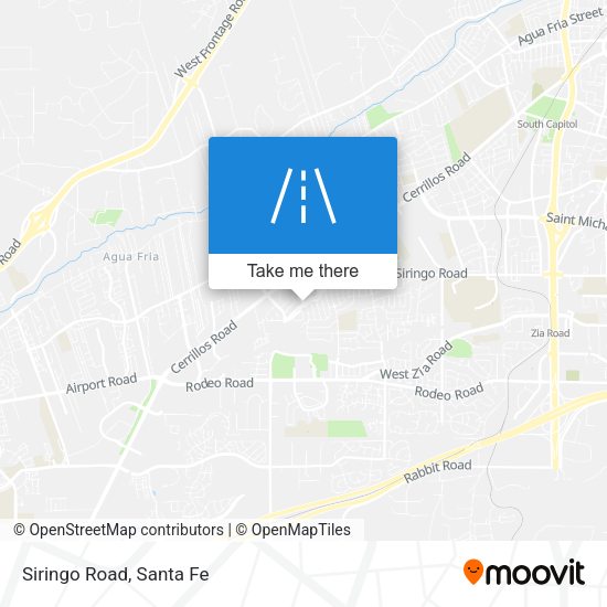 Mapa de Siringo Road