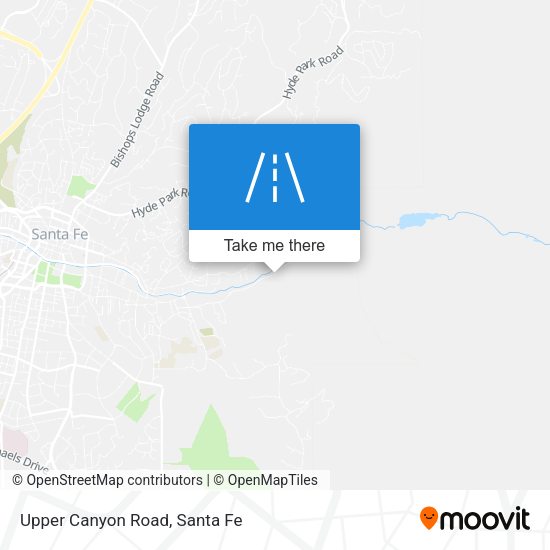 Mapa de Upper Canyon Road