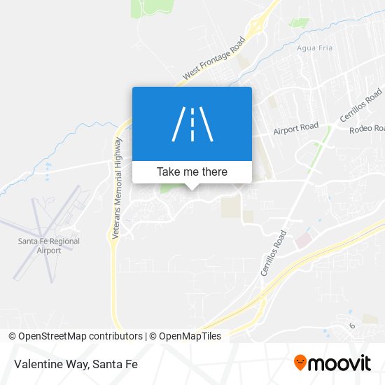 Valentine Way map