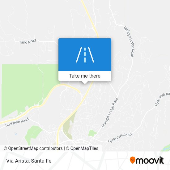 Mapa de Via Arista