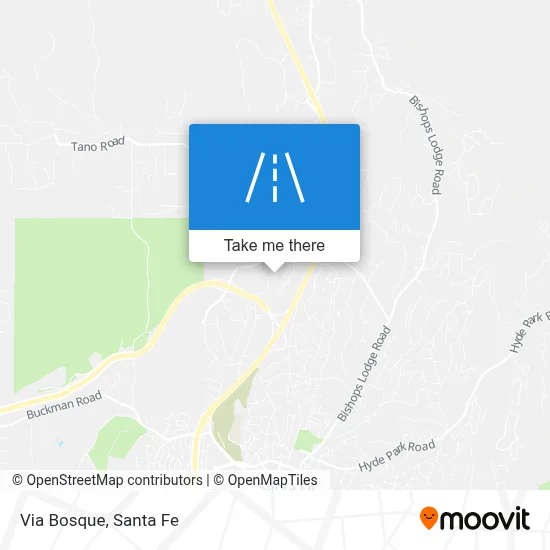 Via Bosque map