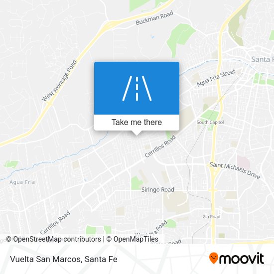 Mapa de Vuelta San Marcos