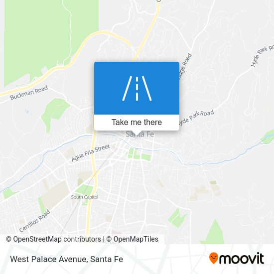 West Palace Avenue map
