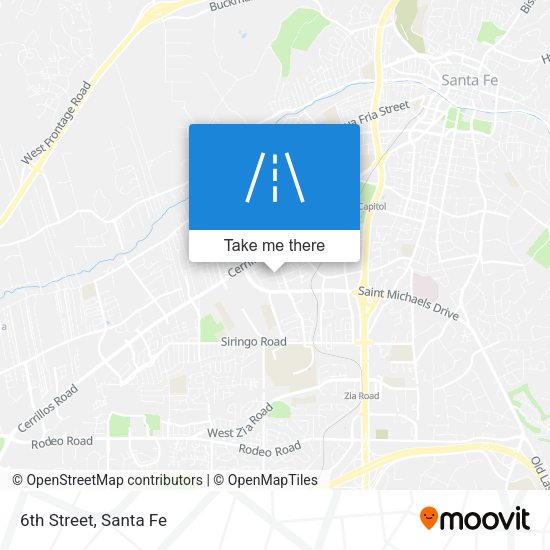 Mapa de 6th Street