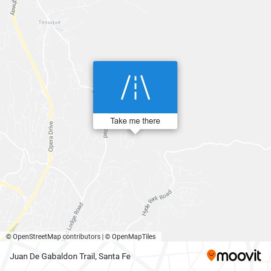 Juan De Gabaldon Trail map