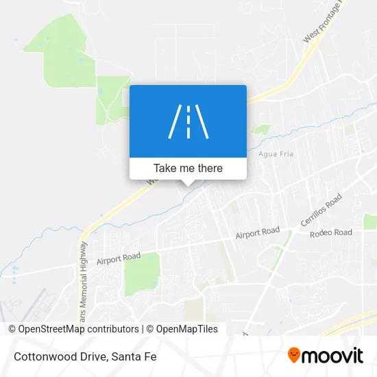 Cottonwood Drive map