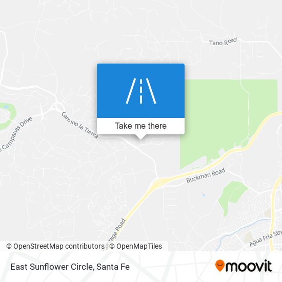 East Sunflower Circle map