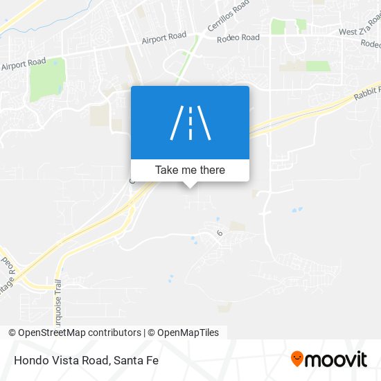 Hondo Vista Road map