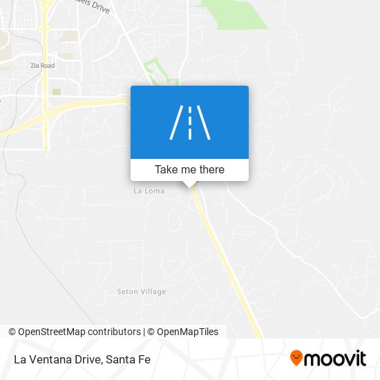 La Ventana Drive map