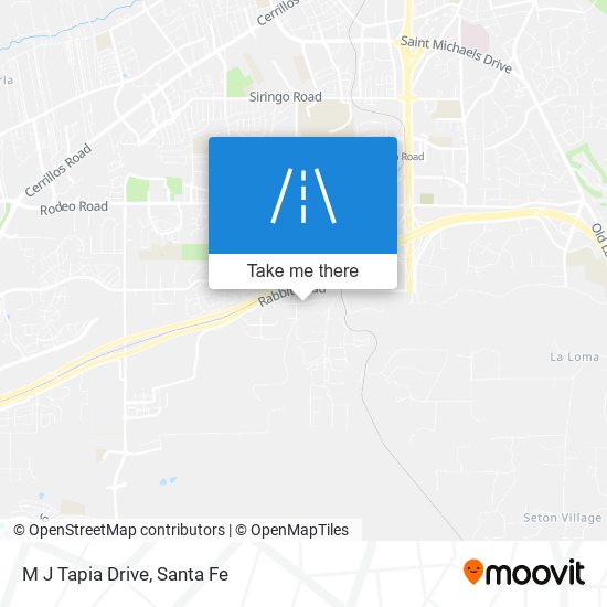 M J Tapia Drive map