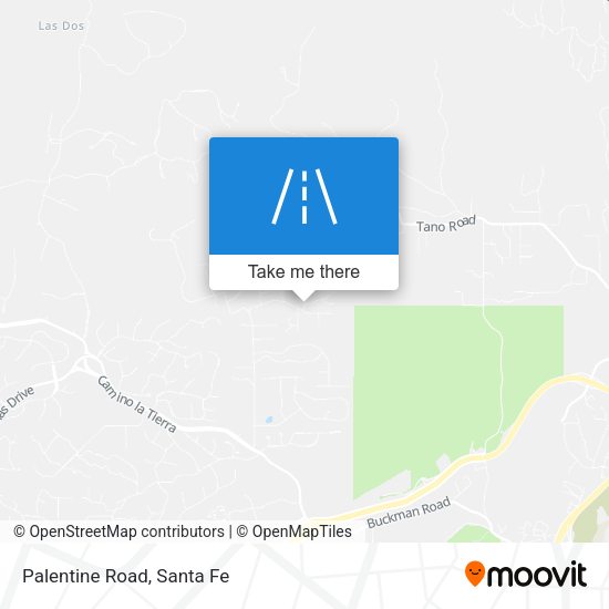 Mapa de Palentine Road