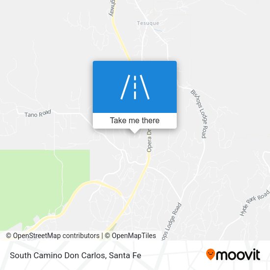 South Camino Don Carlos map