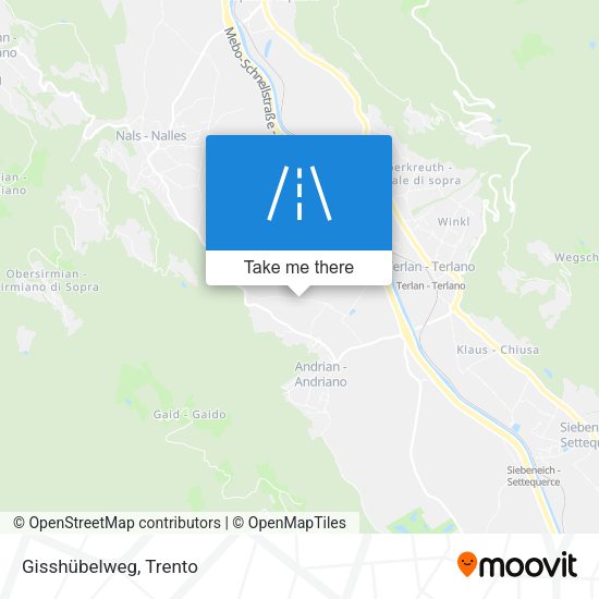 Gisshübelweg map