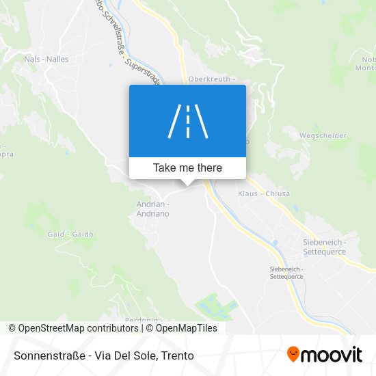 Sonnenstraße - Via Del Sole map