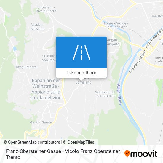 Franz-Obersteiner-Gasse - Vicolo Franz Obersteiner map