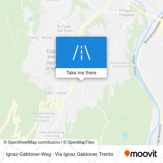 Ignaz-Gabloner-Weg - Via Ignaz Gabloner map