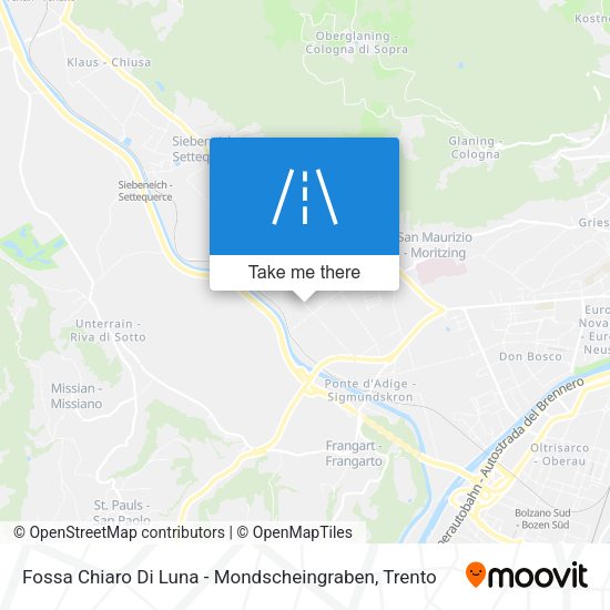 Fossa Chiaro Di Luna - Mondscheingraben map