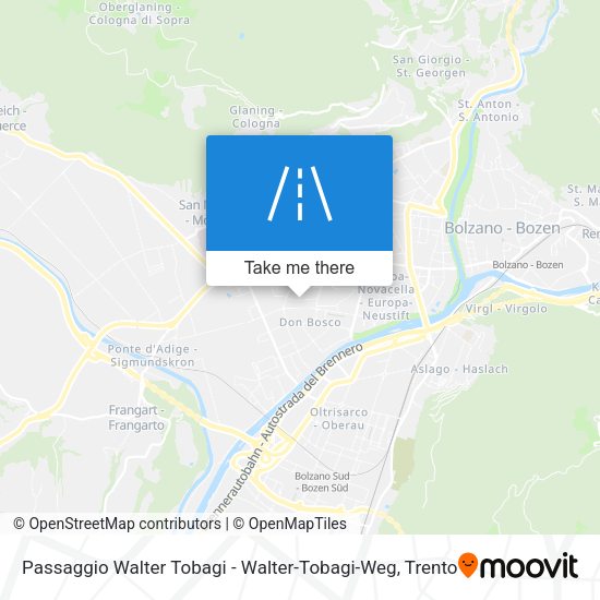 Passaggio Walter Tobagi - Walter-Tobagi-Weg map