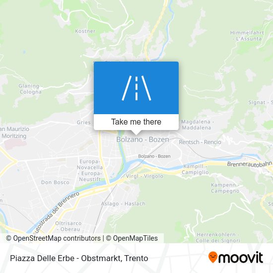 Piazza Delle Erbe - Obstmarkt map