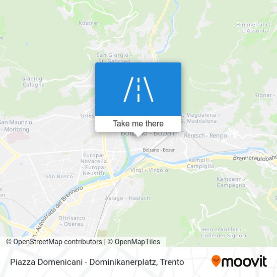 Piazza Domenicani - Dominikanerplatz map