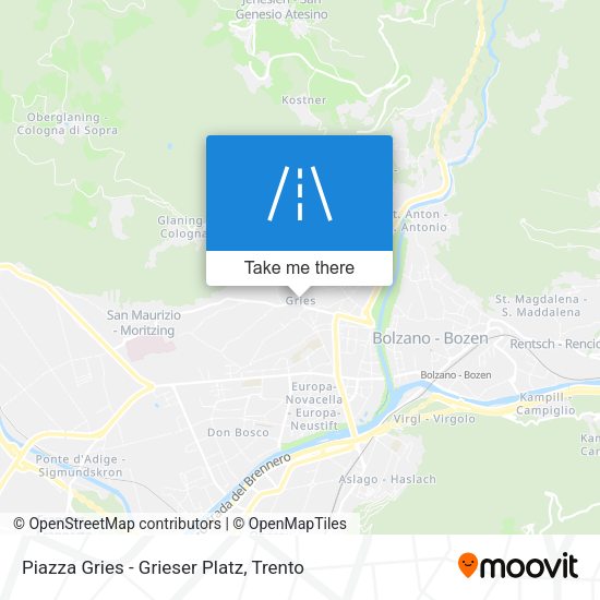 Piazza Gries - Grieser Platz map