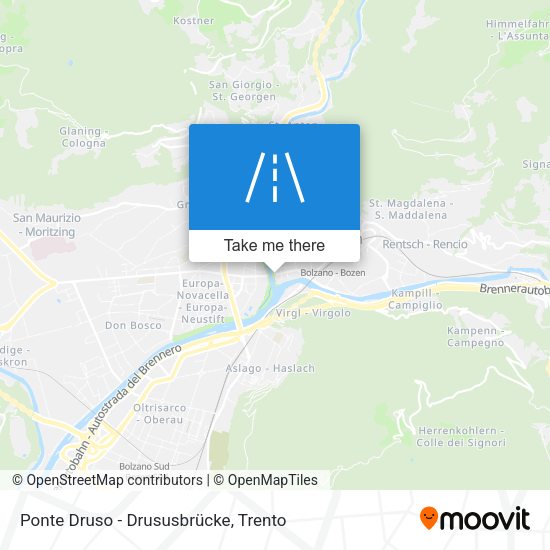 Ponte Druso - Drususbrücke map