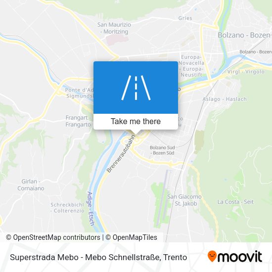 Superstrada Mebo - Mebo Schnellstraße map