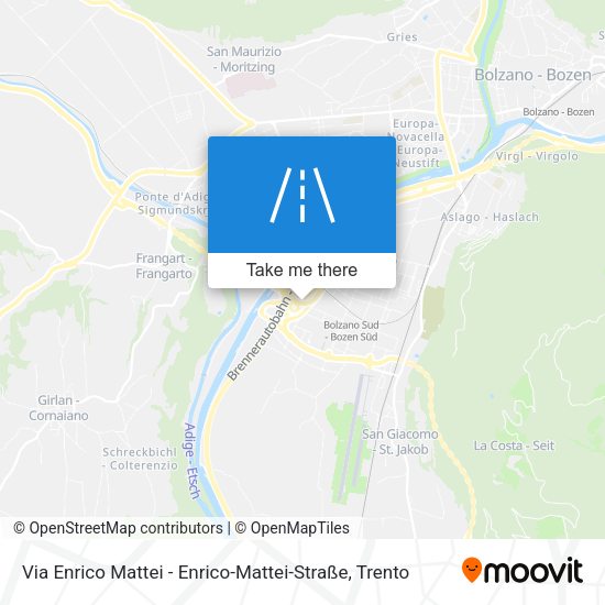 Via Enrico Mattei - Enrico-Mattei-Straße map