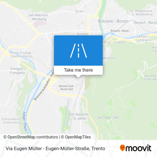 Via Eugen Müller - Eugen-Müller-Straße map