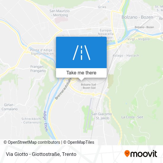 Via Giotto - Giottostraße map