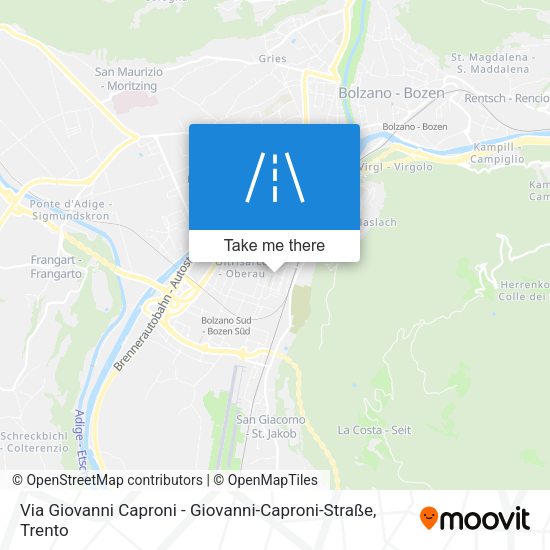 Via Giovanni Caproni - Giovanni-Caproni-Straße map