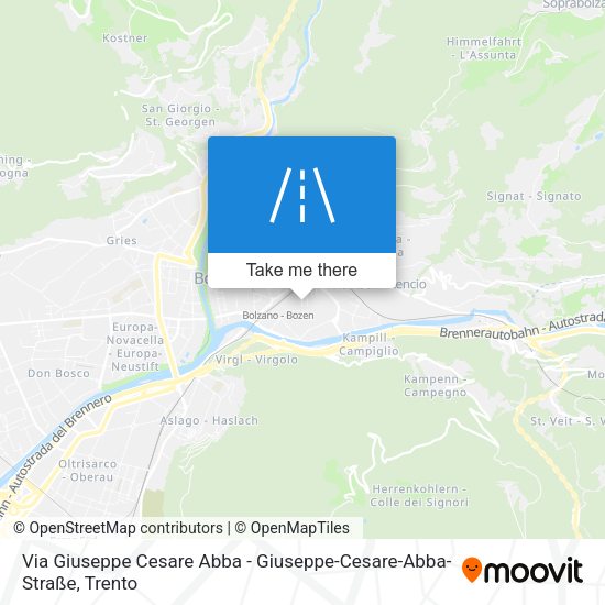 Via Giuseppe Cesare Abba - Giuseppe-Cesare-Abba-Straße map