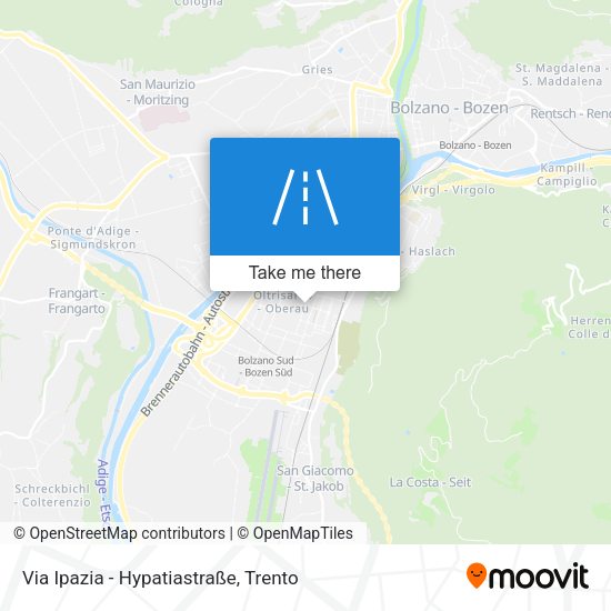Via Ipazia - Hypatiastraße map