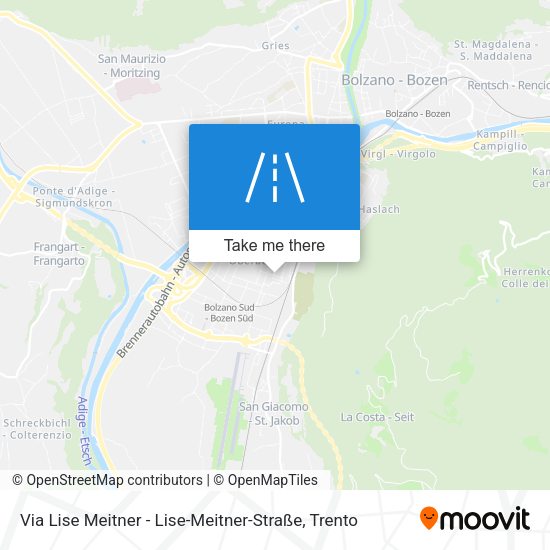 Via Lise Meitner - Lise-Meitner-Straße map