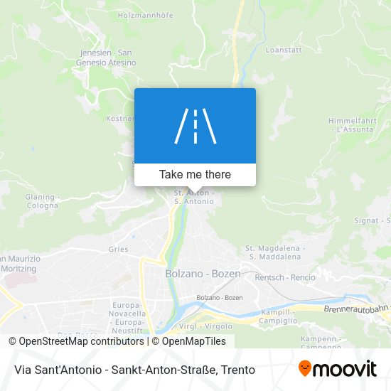Via Sant'Antonio - Sankt-Anton-Straße map