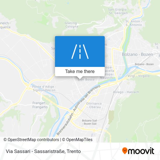 Via Sassari - Sassaristraße map