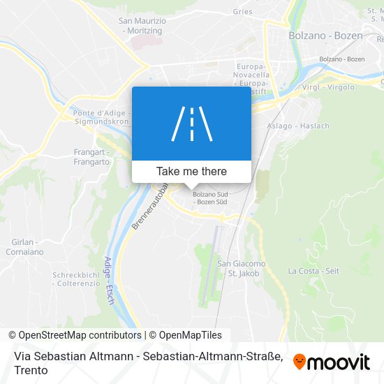 Via Sebastian Altmann - Sebastian-Altmann-Straße map